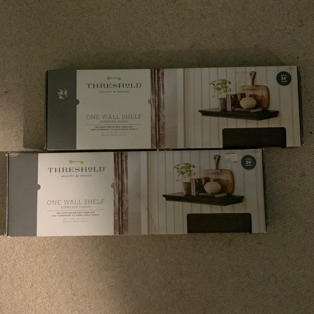 Threshold shelf